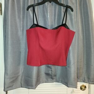 Elegant Red Women's Top